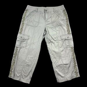 Y2k Cropped Cargo Pants